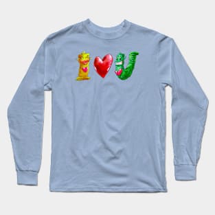 I Love U 1 Long Sleeve T-Shirt